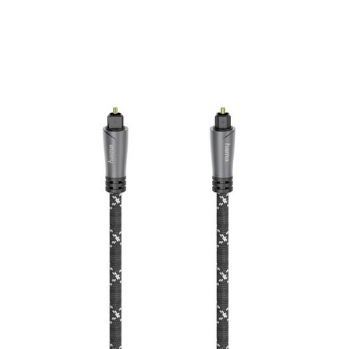Hama 00205140 Audio-Lichtleiter-Kabel, ODT-Stecker (Toslink), Metall, 3,0m