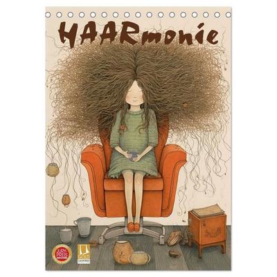 HAARmonie (Tischkalender 2027 DIN A5 hoch), CALVENDO Monatskalender