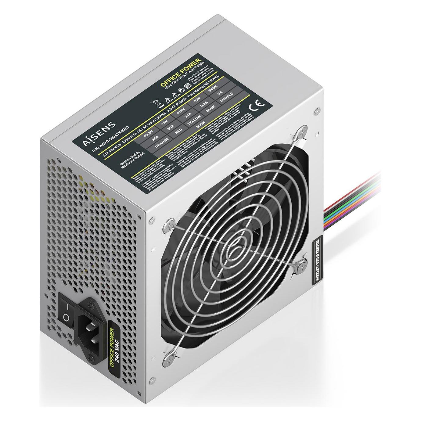 Aisens ASPC-500ATX-SEO (500 W) (ASPC-500ATX-SEO)