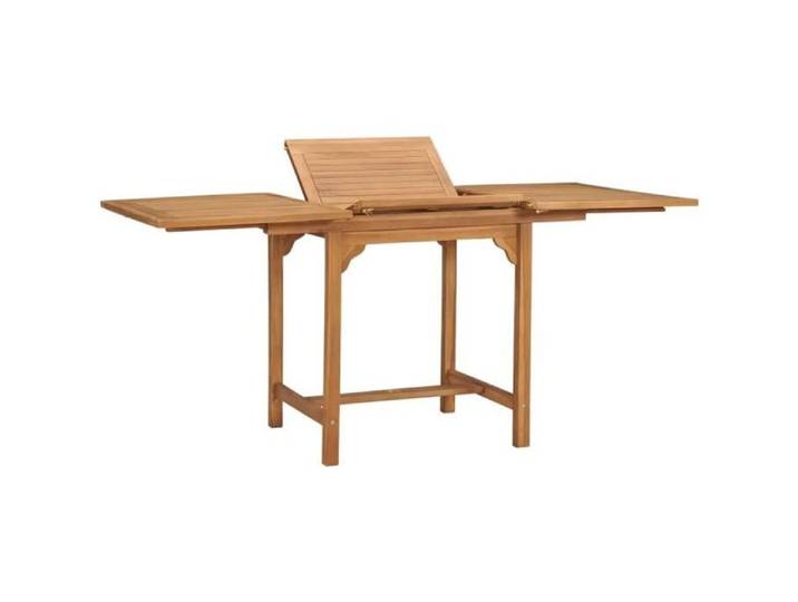 SALE 2024  Table extensible de jardin - JMS - (110-160)x80x75 cm Teck solide 157 39 Kg