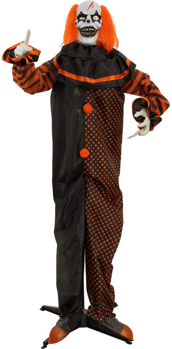 Europalms Halloween Figur Pop-Up Clown, Animiert, 180cm