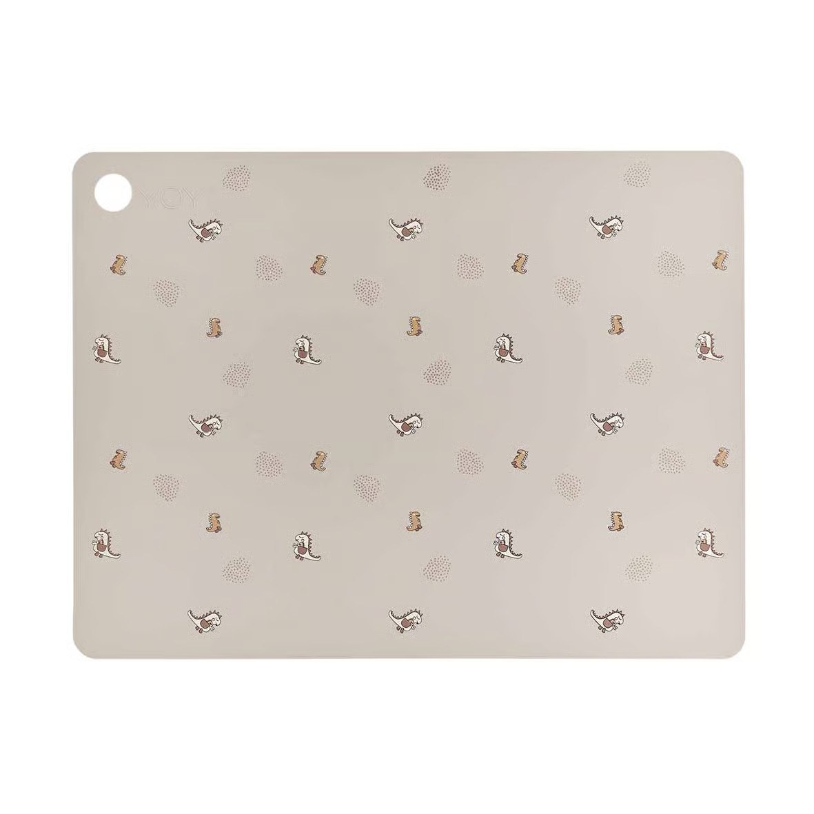 OYOY Dina Dino placemat Clay B: 34 cm, D: 45 cm