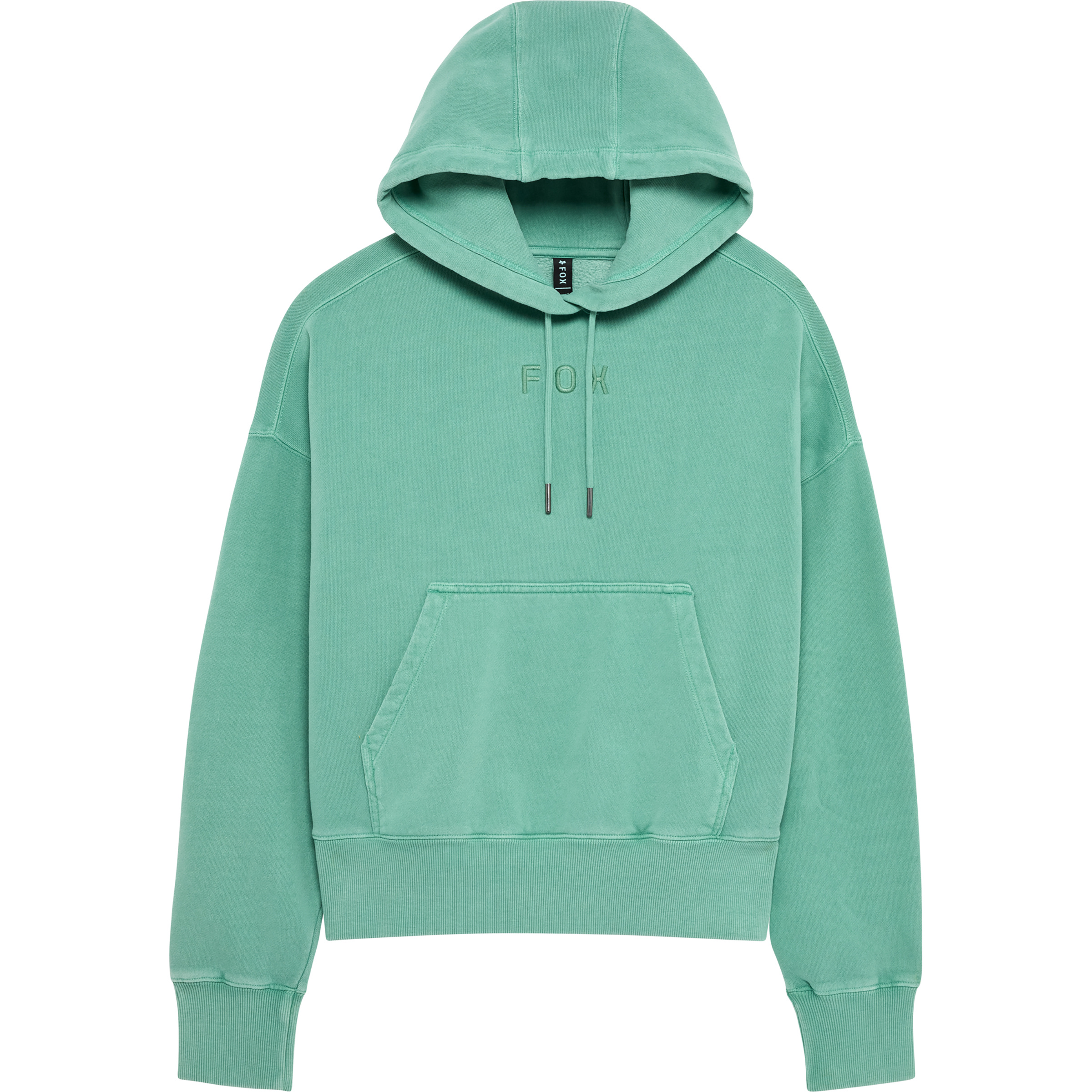 Fox Wordmark Fleece Damen Hoodies gruen Größe XS Lifestyle Elastisch