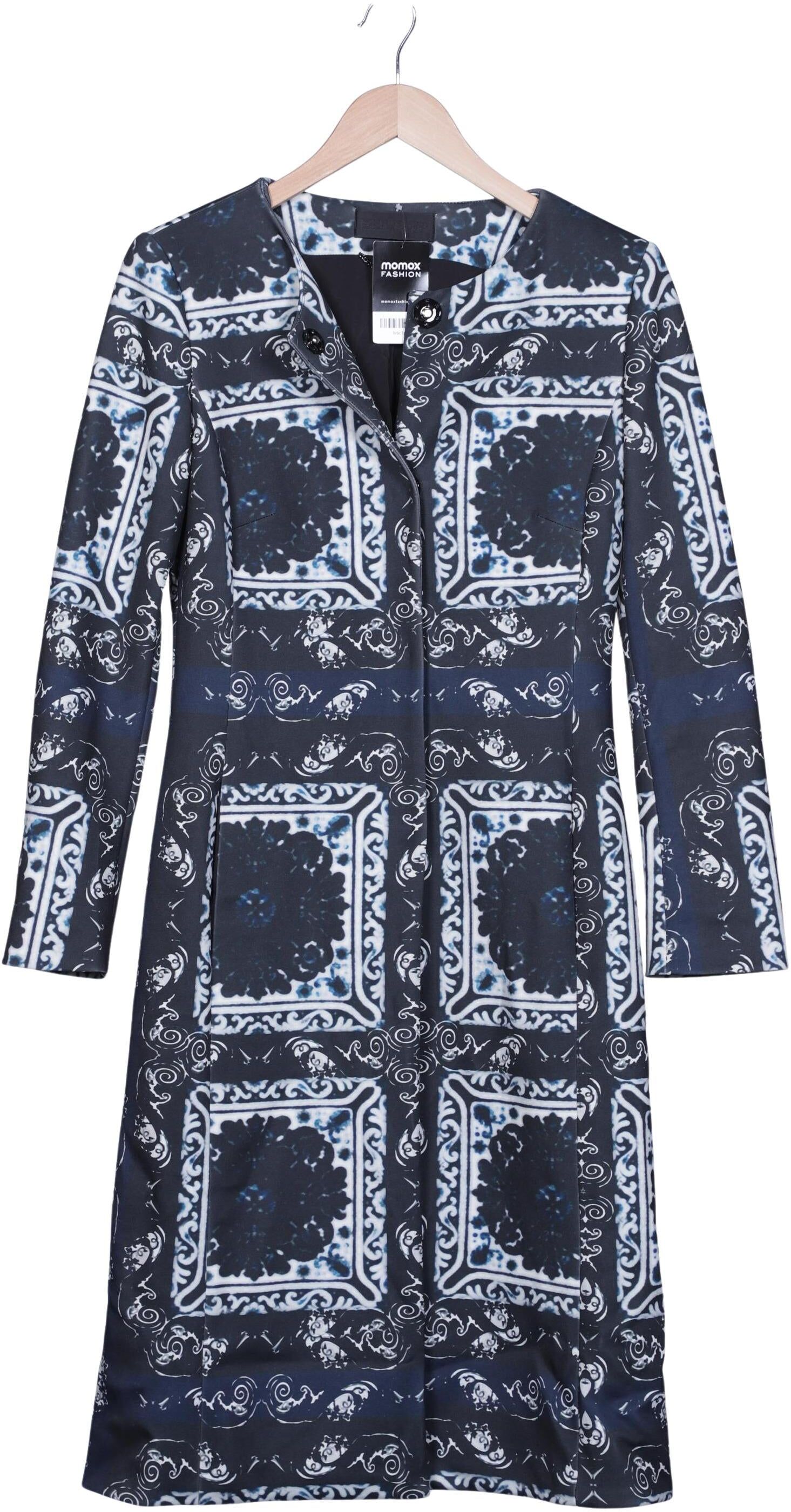 Barbara Schwarzer Damen Mantel, Marineblau, Gr. M, kein / Etikett - Second Hand