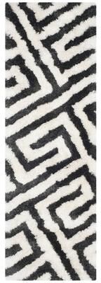 SAFAVIEH Handmade Barcelona Shag Cena Polyester Rug