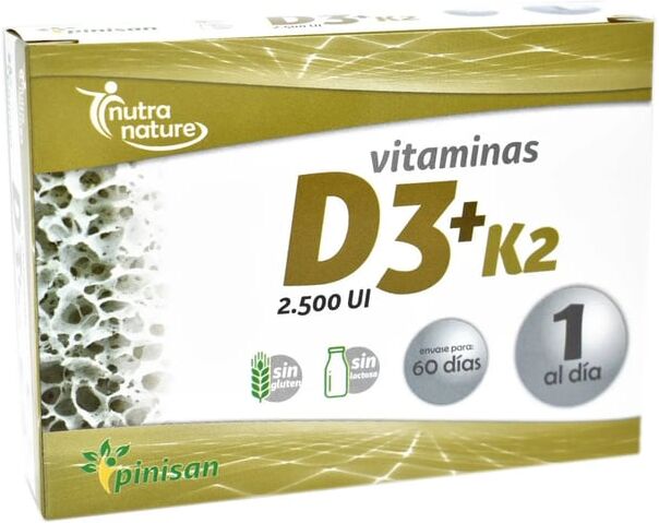 Pinisan D3+K2 Nutranature 60 Caps