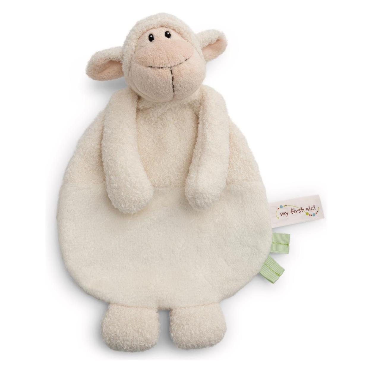 NICI Schmusetuch Lamm weiss Header Karte (25 x 17 cm) (63318)