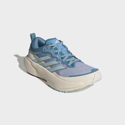 Laufschuh ADIDAS PERFORMANCE "SUPERNOVA RISE 3 ATR", Damen, Gr. 41, tactile steel, frozen blau, wonder weiß, Textil, Schuhe Laufschuh, für mehr Komfort