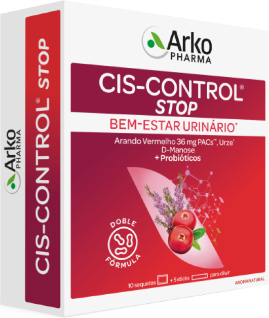 Arkopharma Cis-Control Stop 10 saquetas + 5 sticks
