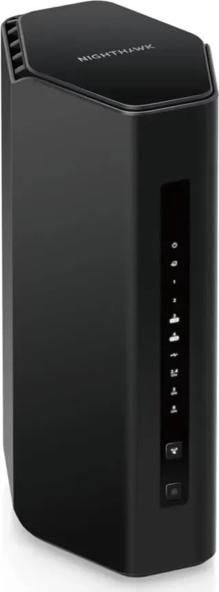 NETGEAR Nighthawk Tri-Band WiFi 7 Router (RS300) - Sicherheitsfunktionen, BE9300 WLAN-Geschwindigkeit (bis zu 9,3 Gbit/s) - deckt bis zu 185 m2, 100 Geräte ab - 2,5 GB Internetanschluss