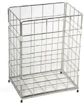 corbeille à papier CWS , 41 x 25 x 62 cm, 60 l Inox