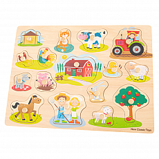 Woet Steckpuzzle - Farm - 17 Teile 303392