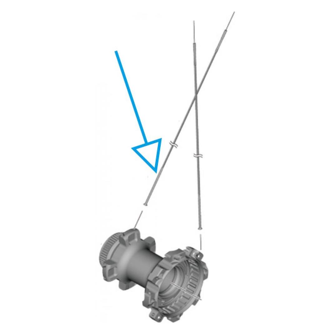Shimano Speiche WH-R9200 VR (39191522)