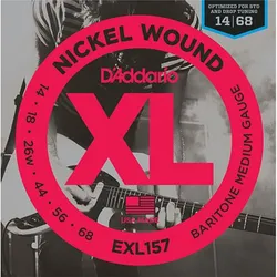 D’Addario EXL157 Nickel Wound .014-068 Baritone - Saiten E-Gitarre