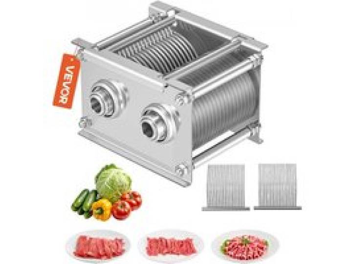 VEVOR Ersatzklingensatz für Gewerbliche Fleischschneider 5 mm, Austauschklinge für Modell 90 Aufschnittmaschine, Edelstahl, Kammförmiges Klingen-Set Geeignet für Entbeintes Fleisch & Weiches Gemüse