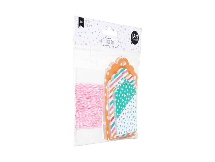 I AM Creative Geschenkanhänger Colorful 30 Stück