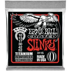 Ernie Ball Slinky Coated Skinny (6x, E-Gitarre, 0.05"), Saiten