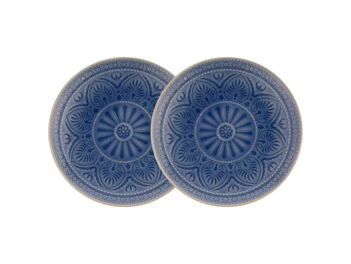 Essteller SUMATRA 2er-Set Ø 25cm Blau/Blau