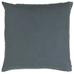 IB Laursen Leinen-Kissenbezug 50x50 cm einfarbig, 50 x 50 cm, historical blue