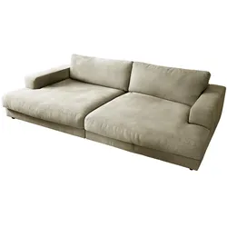 BIG SOFA MADELINE Cremeweiß Webstoff