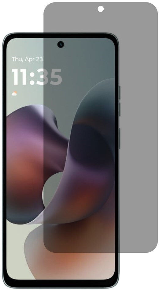 INCOVER Full Fit Skærmbeskyttelsesglas - Motorola Moto G56 - Privacy Funktion - Gennemsigtig