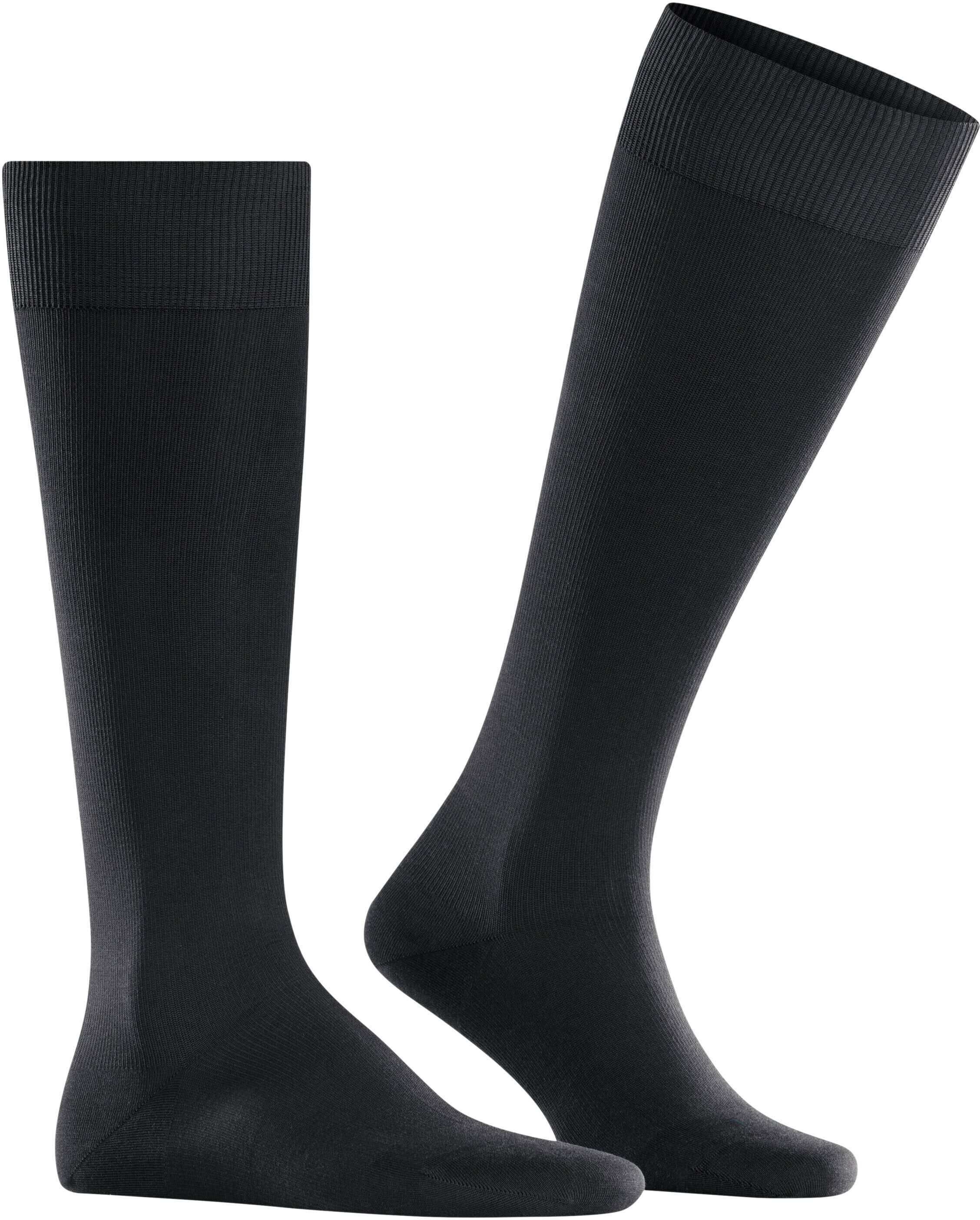 Kompressionsstrümpfe FALKE "Energizing Cotton", Herren, Gr. 41-42, schwarz, Materialmix, Socken Kompressionsstrümpfe, mit definierter Kompression, aus Baumwolle, atmungsaktiv schwarz 41-42