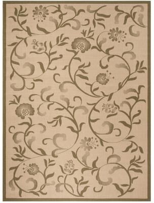 Martha Stewart by SAFAVIEH Swirling Garden Waterproof Rug