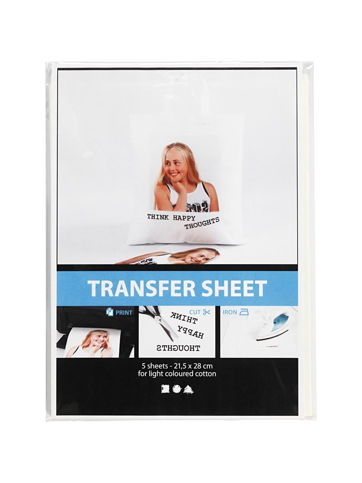 Creativ Company - Transfer Sheets Transparent 5 Sheets