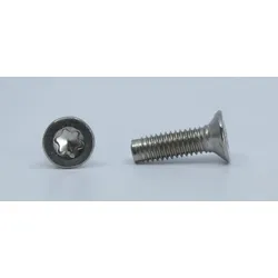 DIN 7500 - Edelstahl A2 - M 4x30 - gewindefurchende Schrauben Form M, Senkkopf, TX20