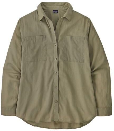 Patagonia Womens LW A/C Buttondown, River Rock Green XL
