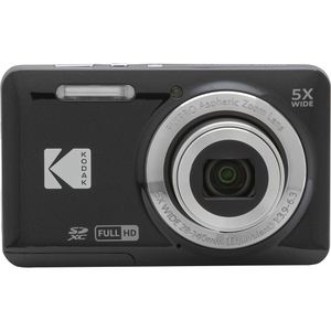Kodak Pixpro FZ55 schwarz Kompaktkamera, mit 2,7 Zoll Display, 5x optischer Zoom, 1/2,3'' Sensor, 1080p, 16 MP