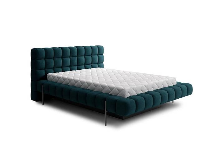 Petits-meubles Boxbett 180/200 Ezio Blau, Holz, 180x200 cm, Schlafzimmer, Bett, Boxspringbetten