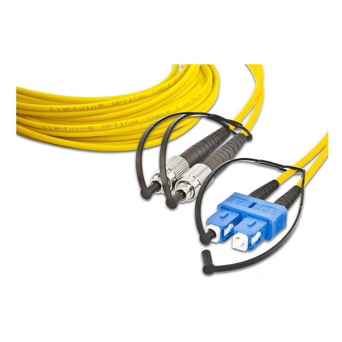 Lightwin LWL-Patchkabel FC-SC, Singlemode, Duplex, 3m (3 m) (LDP-09 FC-SC 3.0)