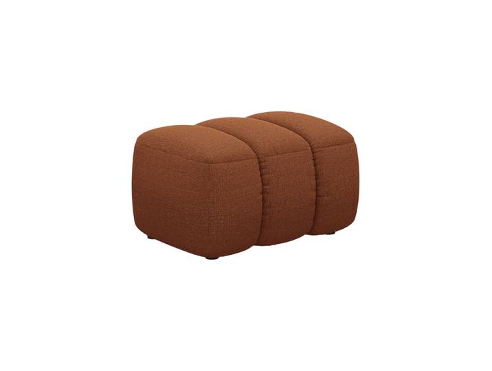 Design Sitzpouf Kimi Strukturstoff Brick chosen by Bloomingloft