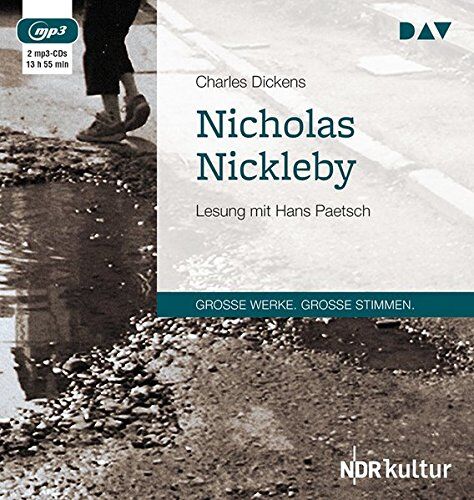 Charles Dickens - Nicholas Nickleby: Lesung mit Hans Paetsch (2 mp3-CDs) - Preis vom 13.10.2026 19:28:25 h