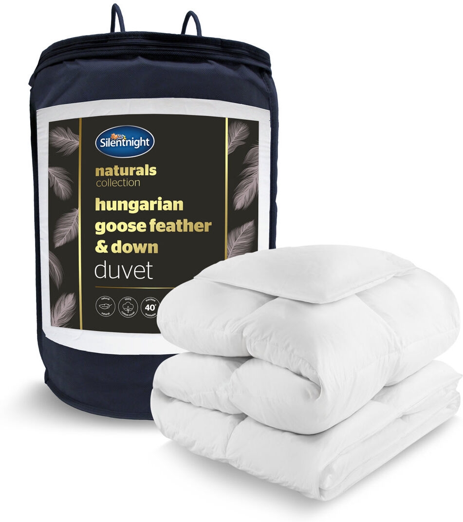 Silentnight Ultimate Luxury Hungarian Goose Feather & Down Duvet - 10.5 Tog White Double