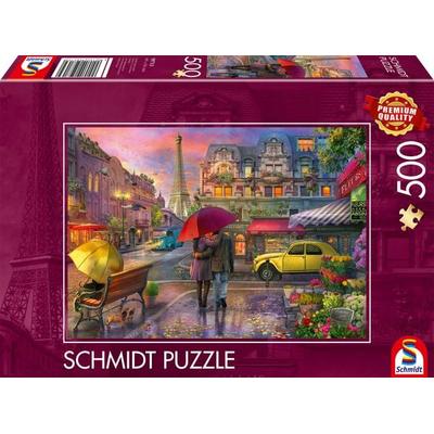 Schmidt 59713 - Regenzauber in Paris, Puzzle 500 Teile