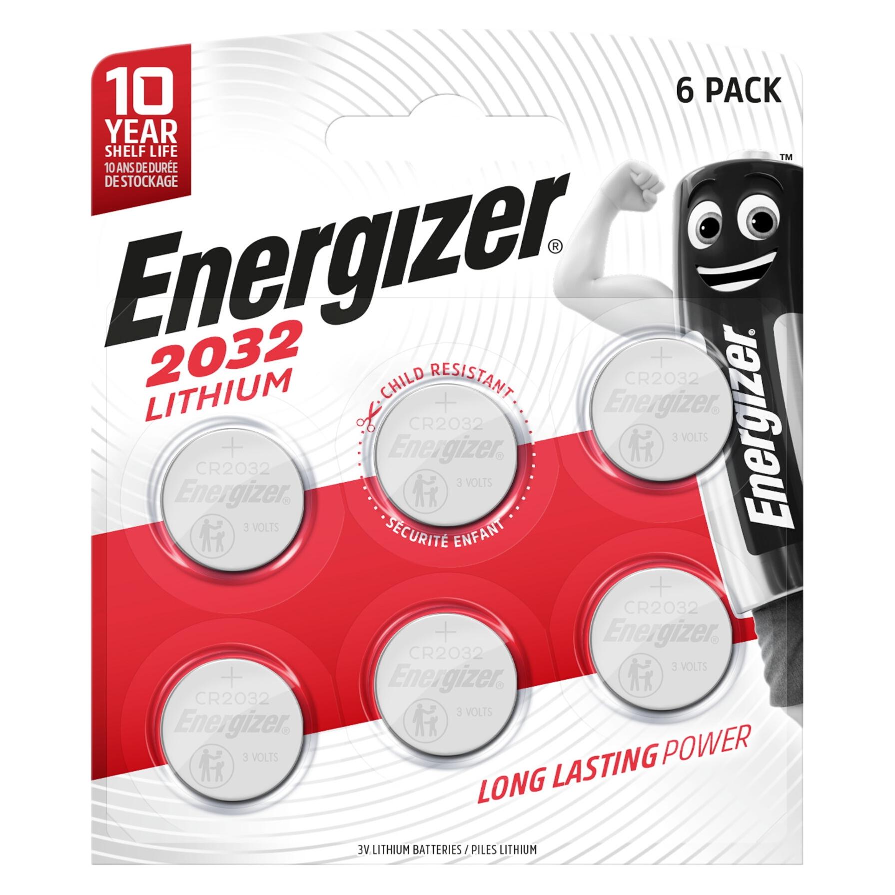 Energizer CR2032 (6 Stk., CR2032, 235 mAh) (E303272400)