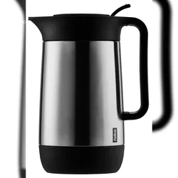 Helios Isolierkanne CONTUR PUSH 0,6 l mattiert