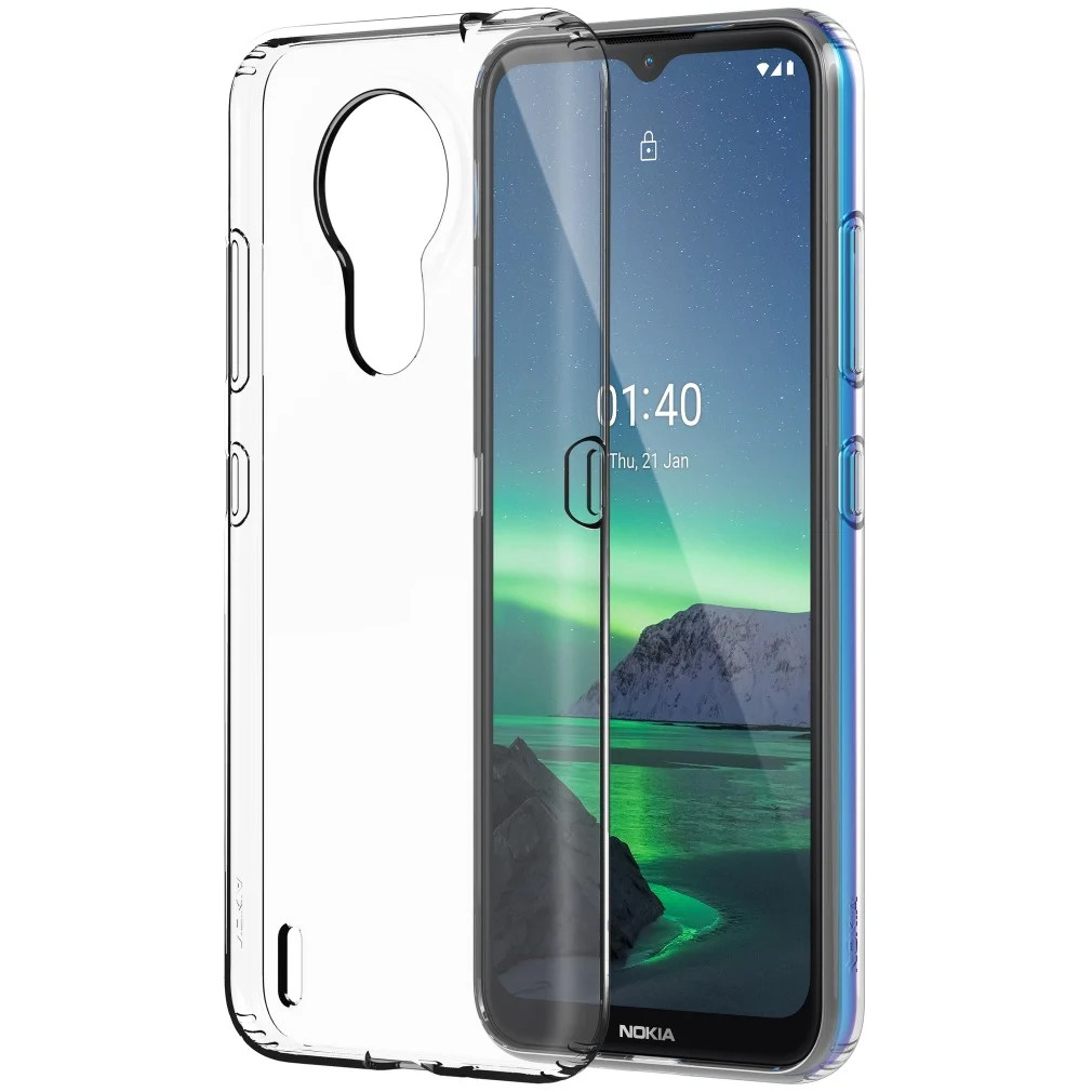 Nokia Clear Case voor Nokia 1.4 Transparant Telefoonhoesje