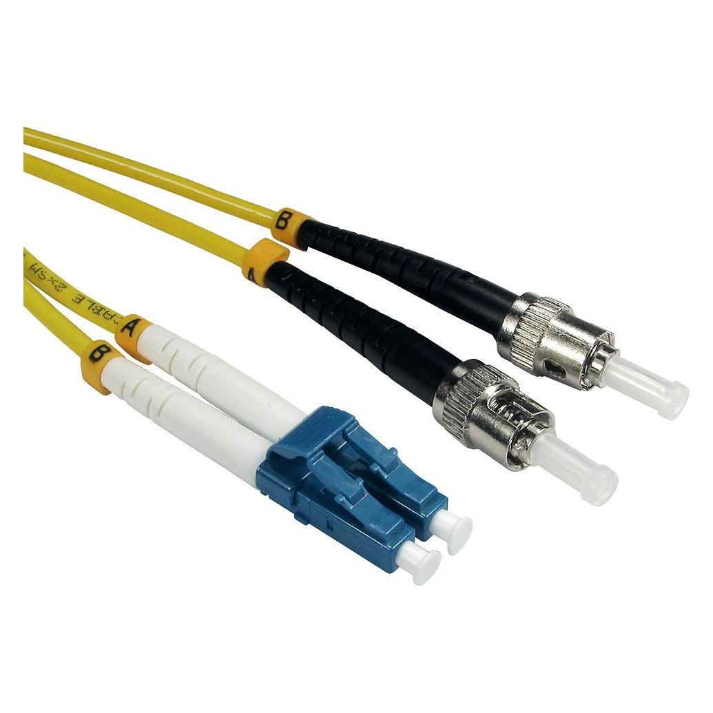 Cables Direct CDL 2MTR LC-ST SM 9/125 - YELLOW (2 m) (FB2S-LCST-020Y)