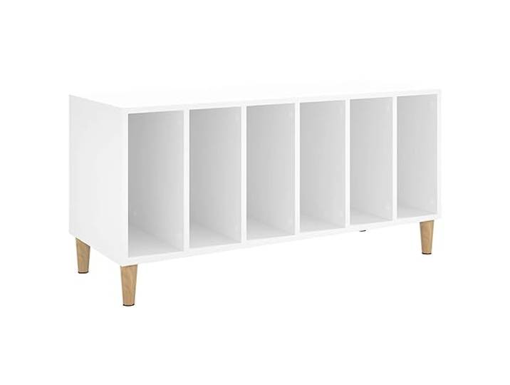 vidaXL Plattenschrank Weiß 100x38x48 cm Holzwerkstoff