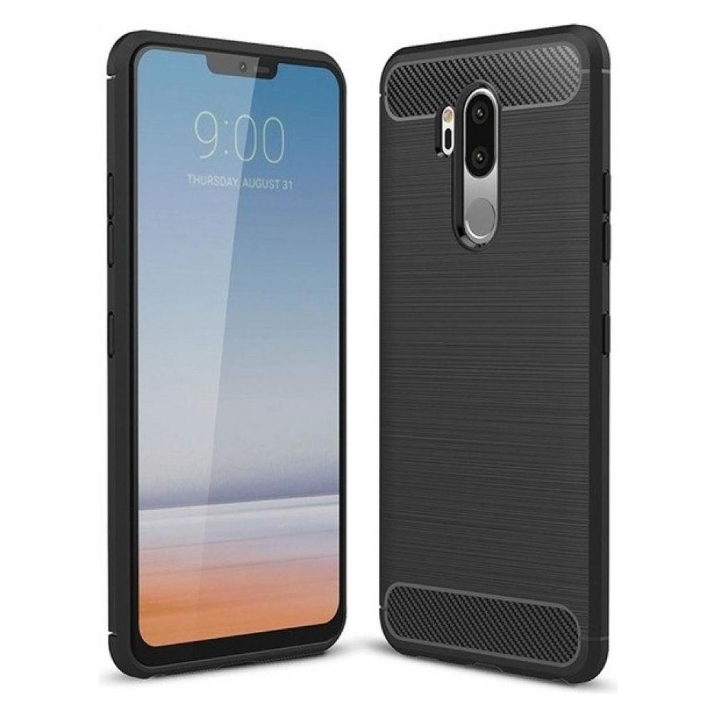 Screenguard LG G7 ThinQ Hülle Carbon Brushed Soft TPU (LG G7 ThinQ) (00024051)