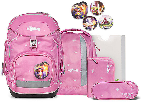 ERGOBAG Schultasche Set 6tlg Pack Wolkenzauber EG