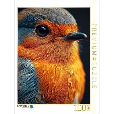 CALVENDO Puzzle Rotkehlchen | 1000 Teile Lege-Größe 64x48cm Foto-Puzzle für glückliche Stunden, Game von , Calvendo Puzzle