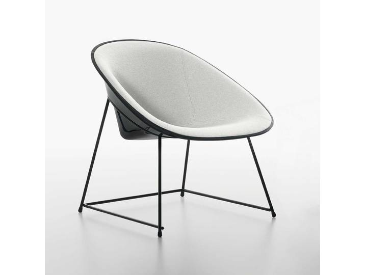 Lounge Sessel Plank Cup Weiss, Neu