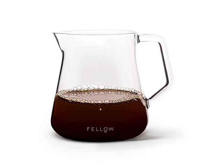 Fellow Mighty Petite carafe en verre Carafe pour préparation manuelle de café et infuseur à thé\, bécher en verre borosilicate Carafe transparente de 500 ml