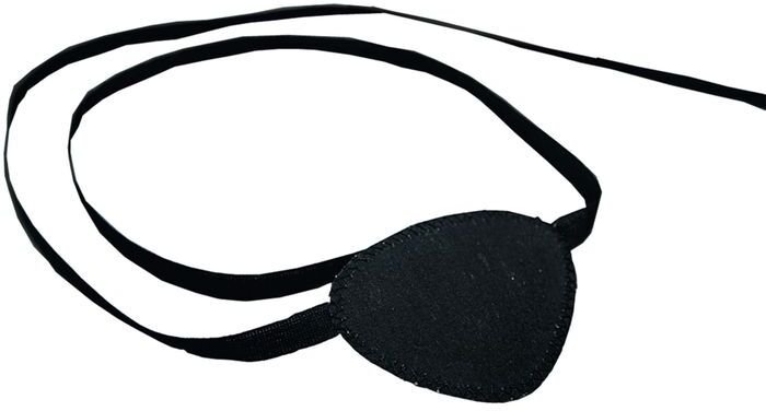 Careliv Produkte OHG AUGENKLAPPE mit Bindeband schwarz 1 St.