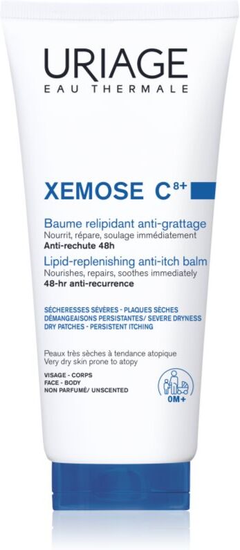Uriage Xemose C8+ Lipid-Replenishing Anti-Itch Balm baume apaisant pour peaux sèches et sujettes à l’eczéma 200 ml