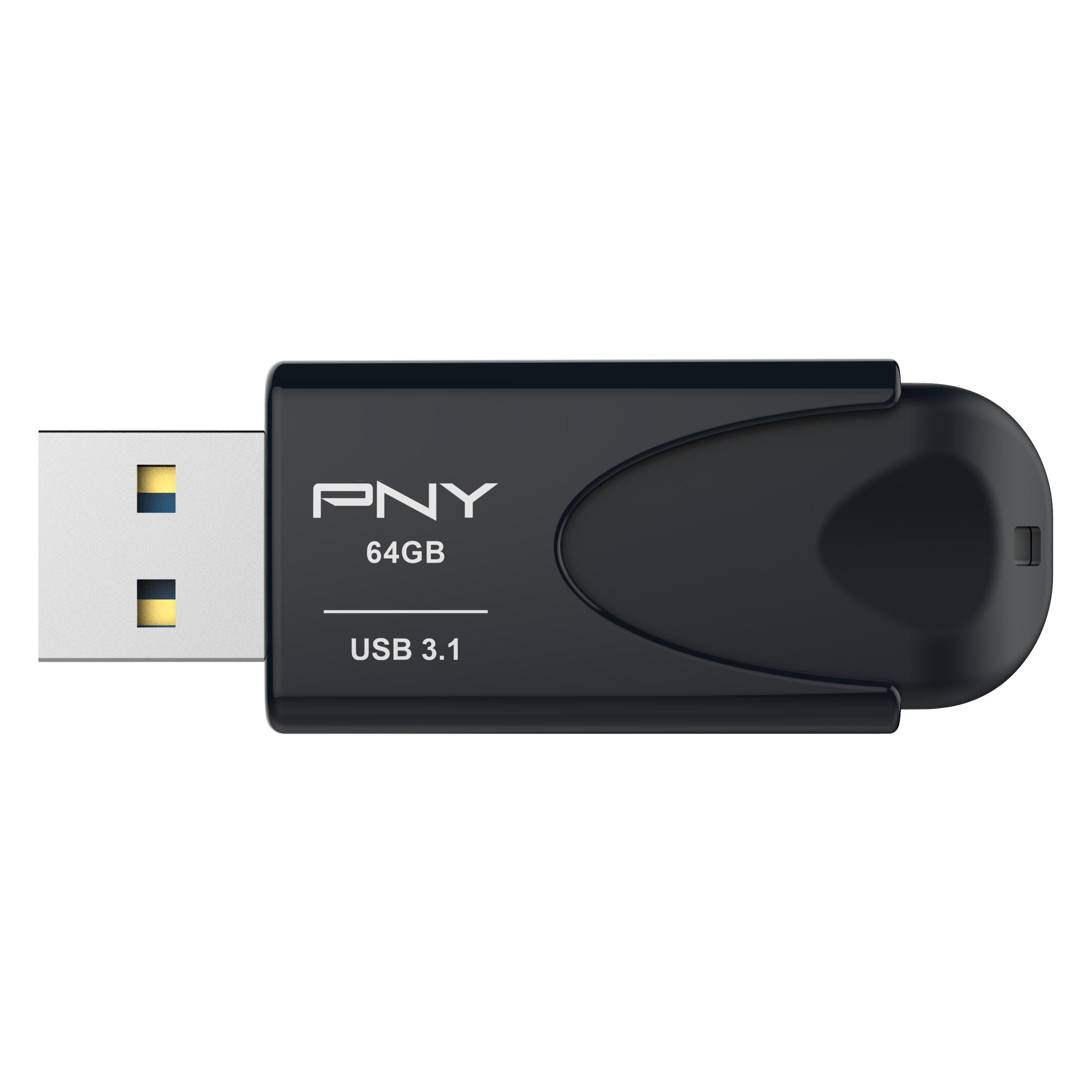 PNY Attaché 4 3.1 (64 GB, USB-A) (FD64GATT431KK-EF)